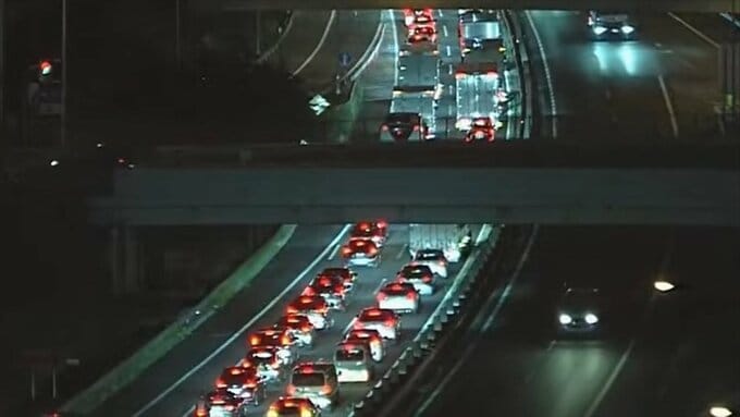 中央道・上り線　相模湖IC付近で事故　上野原IC付近まで6km渋滞　【10日午後7時15分現在】|TBS NEWS DIG