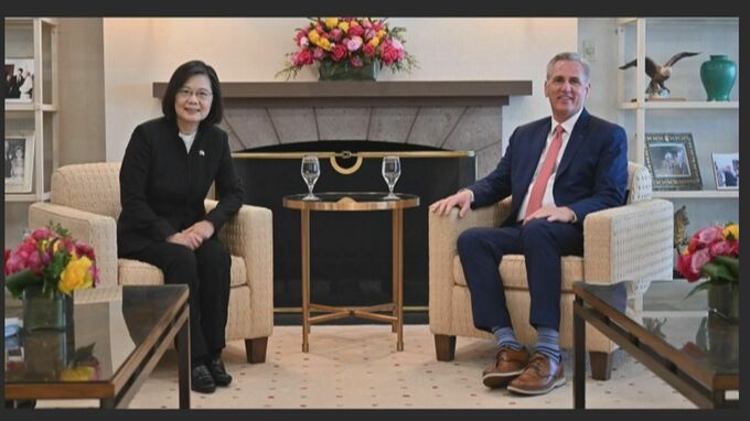 中国　台湾・蔡総統と米下院議長会談に対抗措置、会談場所の図書館と中国の交流制限、米の台湾代表機関トップの中国本土など渡航禁止|TBS NEWS DIG