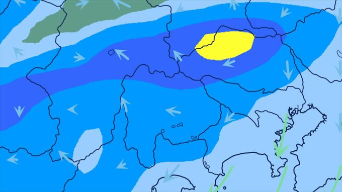 【大雨情報・山梨】11日にかけ大雨となる所が　少しの雨量で土砂災害の危険度が高まるおそれ【土日は？雨と風のシミュレーション・発雷確率】　|　山梨のニュース | ＵＴＹテレビ山梨