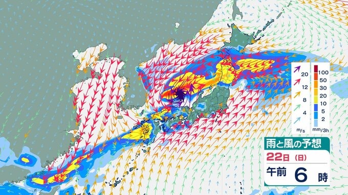【北陸　大雨情報】“警報級の大雨”の地域拡大のおそれ　あすは台風14号から変わった温帯低気圧が接近する見込み　雷を伴い断続的に“激しい雨”が降る予想　あす午前６時まで24時間予想降水量　新潟150ミリ　石川150ミリ　富山80ミリ　福井80ミリ【雨風シミュレーション】|TBS NEWS DIG