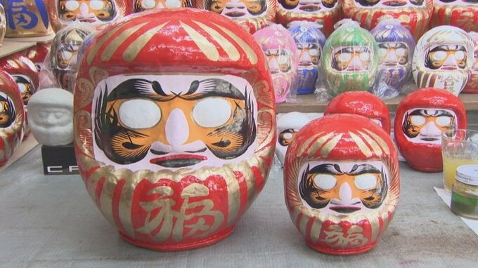 師走の風物詩　「甲州だるま」の製作進む　　|　山梨のニュース | ＵＴＹテレビ山梨