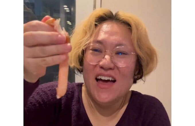 【バービー】　「カニ足一本20秒でいけました」　圧巻 のカニ食い動画が　「開かずの金庫開けてる人みたいな手際」　約６９２万件の表示の大反響|TBS NEWS DIG