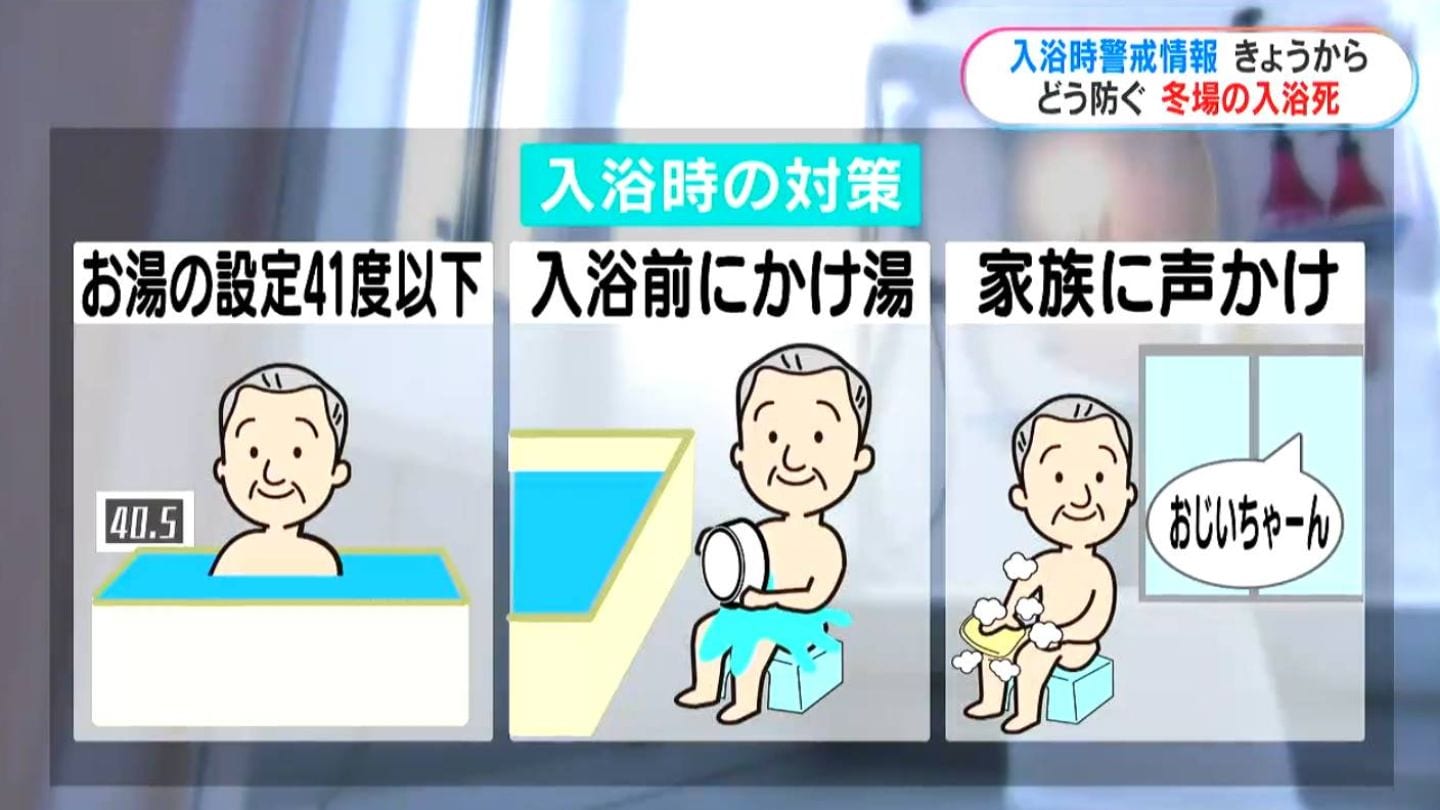 交通事故の２．５倍の人が亡くなる「入浴死」…法医学者が強調する「ヒートショック」のリスク減らすポイント | 鹿児島のニュース｜MBC  NEWS｜南日本放送