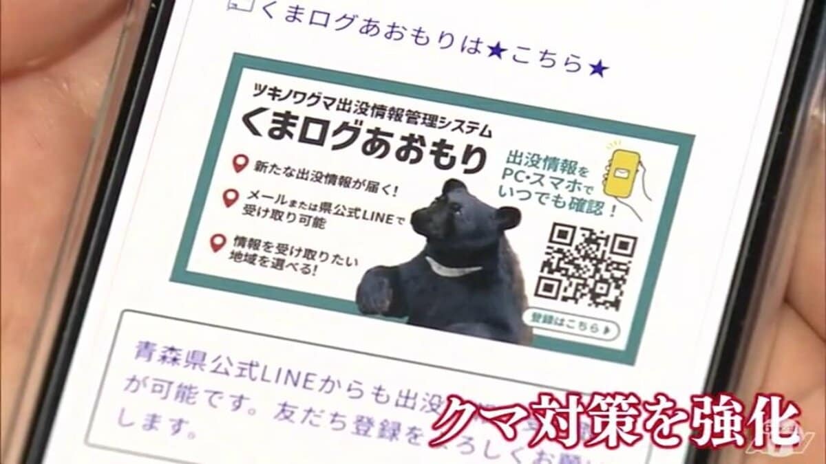 114万人の目でクマを監視して危険な場所を特定していく」青森県が今