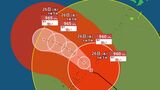 【台風情報】強い「台風18号（ソウデル）」最大瞬間風速60m/s　中心気圧950ヘクトパスカル　沖永良部島の南東約30kmを時速20kmの速さで西北西へ　　今後の進路は？9月5日までの雨・風シミュレーションで確認【気象庁25日21時50分発表】|TBS NEWS DIG