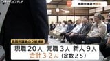 高岡市議選告示 定数25に現職・元職・新人合わせて32人が立候補 新庁舎問題などで対立続く市政、出町市長支持勢力の拡大が焦点 富山・高岡市 | 富山のニュース|天気・防災|チューリップテレビ
