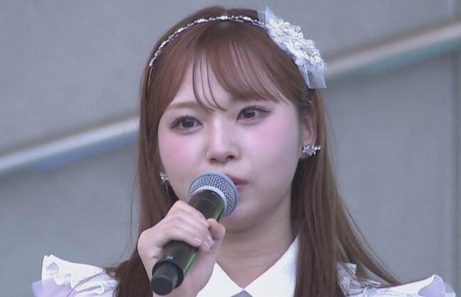 【 HKT48・山内祐奈 】 「48グループで最長」 初選抜のパフォーマンスで感極まる 「12年目で、初めて選抜に」|TBS NEWS DIG