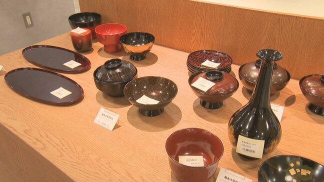 地震や豪雨で被災した輪島塗を販売 売り上げの一部は“救出”プロジェクトの資金に 富山・高岡地域地場産業センター|TBS NEWS DIG