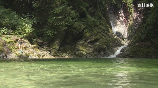 登山中に熱中症 足が痙攣、身動きが取れず 尾白川渓谷で女性を救助 山梨|TBS NEWS DIG
