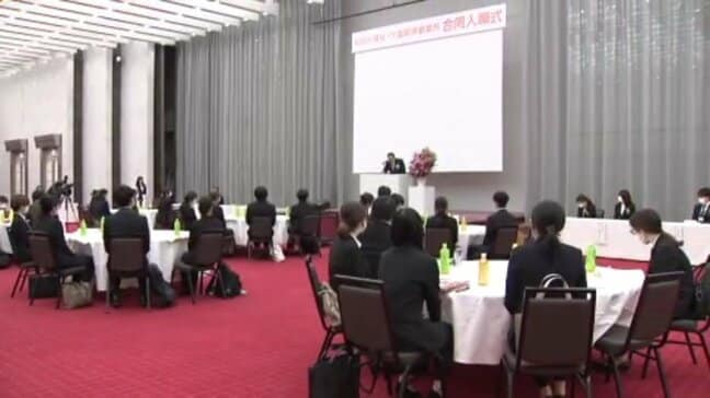 慢性的な人手不足が続く福祉・介護業界 10代～60代の新人へ合同の入職式 求人倍率は4.21倍と高止まり 愛媛県|TBS NEWS DIG