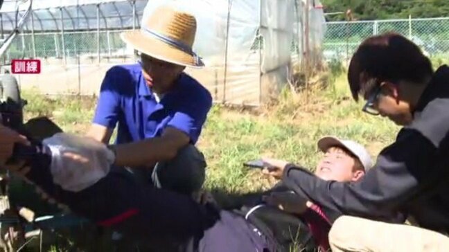 現場のライブ映像で適切な応急手当を 大学で“ライブ映像119”の通報訓練 愛媛・松山市|TBS NEWS DIG