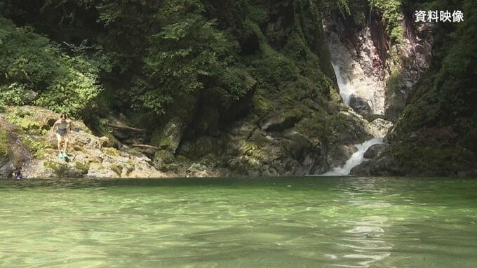 登山中に熱中症　足が痙攣、身動きが取れず　尾白川渓谷で女性を救助　山梨　|　山梨のニュース | ＵＴＹテレビ山梨