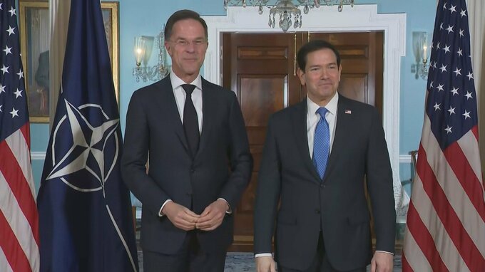 ルビオ国務長官　NATOルッテ事務総長と会談 「加盟国との連携強化と負担の見直し」について協議