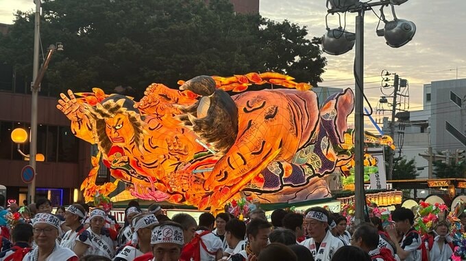 青森ねぶた祭が開幕！2024年は22台の大型ねぶたが出陣！|TBS NEWS DIG