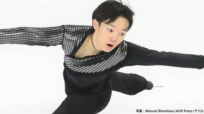鍵山優真、今季世界最高105.51点でSP首位発進「ノーミスの演技ができてうれしい」、3連覇狙う宇野昌磨は2位【NHK杯】|TBS NEWS DIG