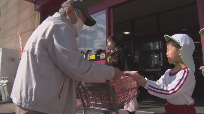 「チョコっと気を付けて」　園児らがチョコレート配り防犯呼びかけ　|　BSSニュース | BSS山陰放送
