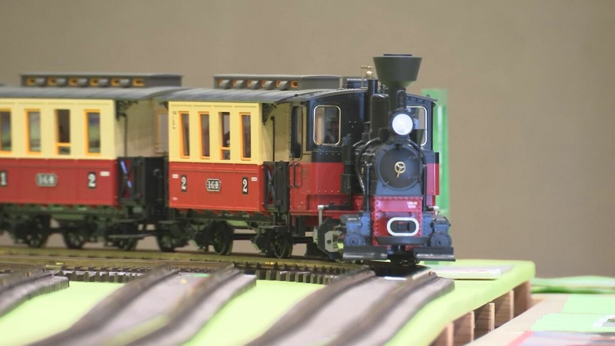 ヨーロッパで走る列車をモチーフ Gゲージ大型鉄道模型運転会 大分