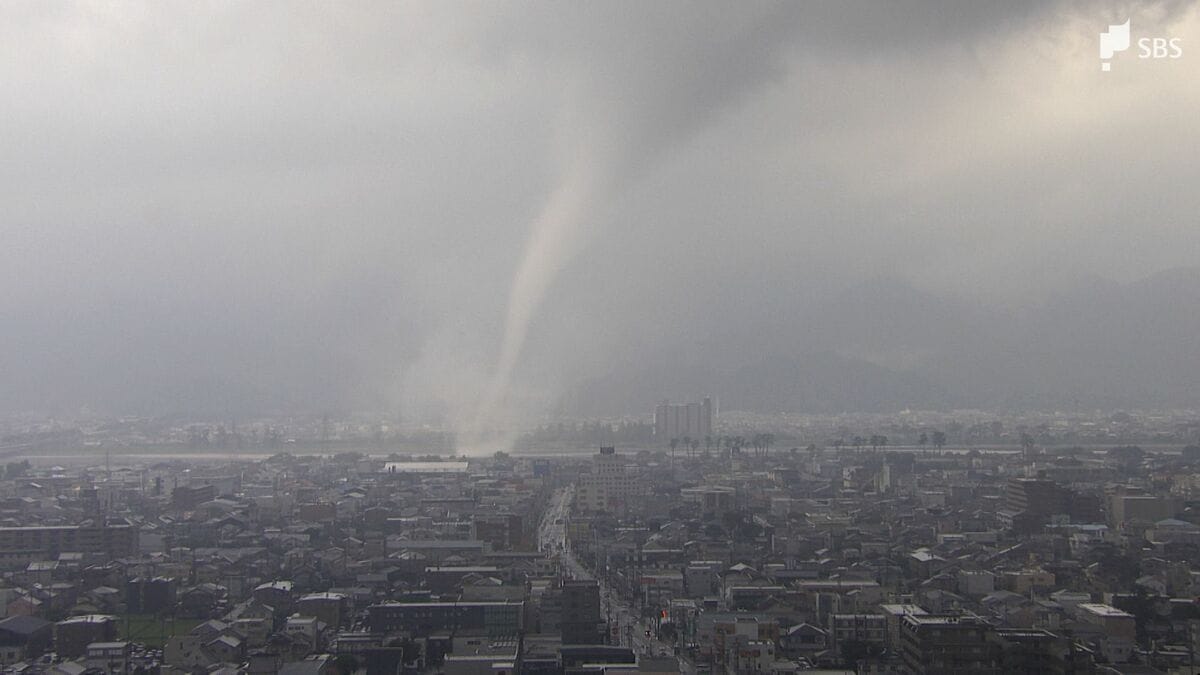 大きな渦は安倍川沿いに南から北へ…静岡市で複数の竜巻か 写真で見る一部始終 | TBS NEWS DIG
