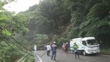 出水市の国道328号でのり面崩れる　午前10時から通行止め　大雨の影響の可能性　鹿児島|TBS NEWS DIG