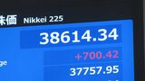 【速報】日経平均株価が一時700円以上値上がり|TBS NEWS DIG