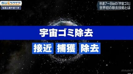 人生かけてやってみる価値がある」人工衛星やロケット残骸・・・4万個