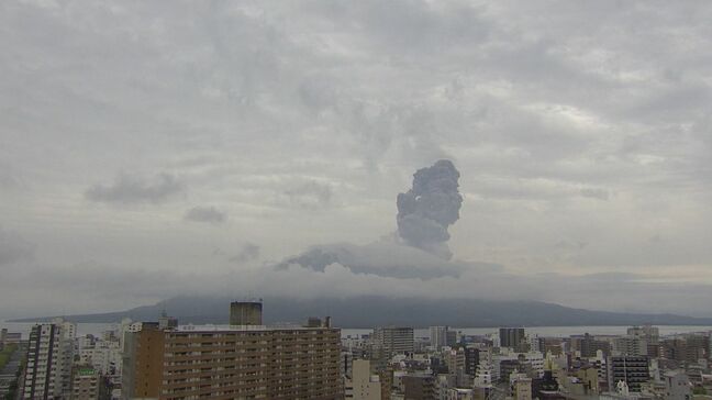 桜島で山体膨張続く きょう18日も爆発・噴火相次ぐ噴煙2900m【きょうの降灰予報】鹿児島|TBS NEWS DIG