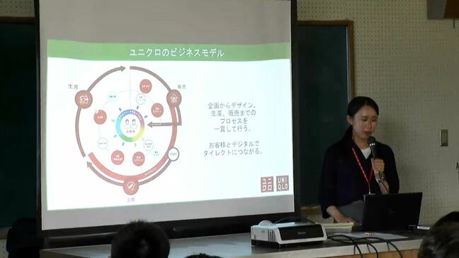 先輩社会人に学ぶ”接客の流儀” 蒲生高校で企業による出前授業 鹿児島|TBS NEWS DIG