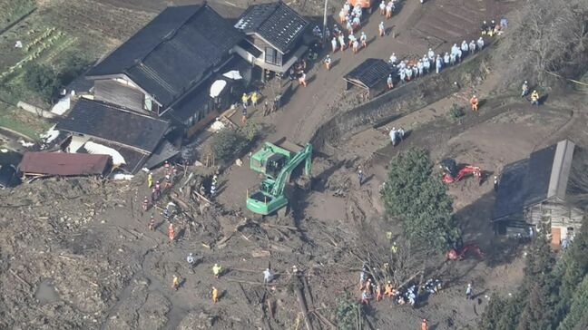 能登半島地震で土砂崩れが発生した捜索現場から男性１人の遺体見つかる  石川・輪島市|TBS NEWS DIG