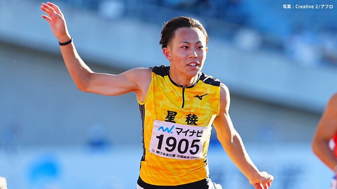 男子100mで清水空跳が10秒30（+0.2）で2着　中国の選手に最後逆転許す【U20東アジア選手権】　|TBS NEWS DIG