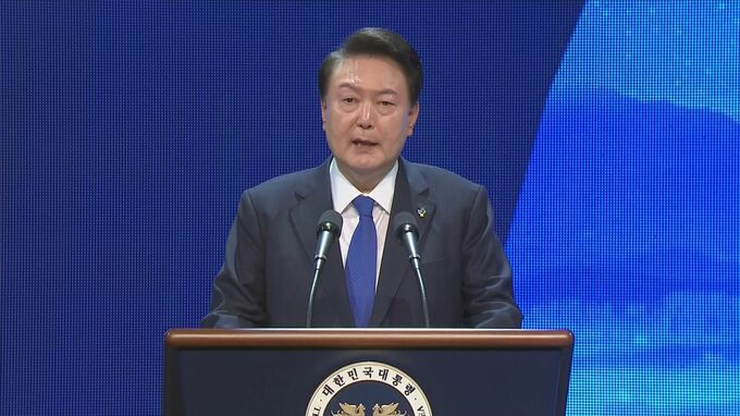 「ロシアと北朝鮮の条約、歴史に逆行する時代錯誤的な行動」 韓国・尹錫悦大統領が演説で非難