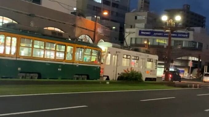 鹿児島市電同士の追突事故　一時運行に影響|TBS NEWS DIG