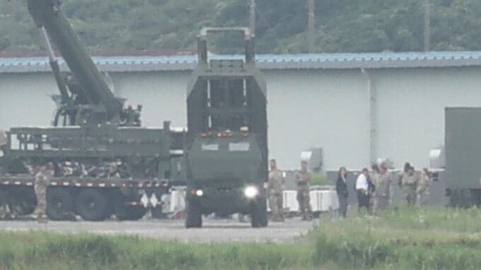 鹿屋基地で展開中の米軍「ハイマース」発射装置立ち上げる様子「実射訓練はしない」　鹿児島　|　鹿児島のニュース｜MBC NEWS｜南日本放送
