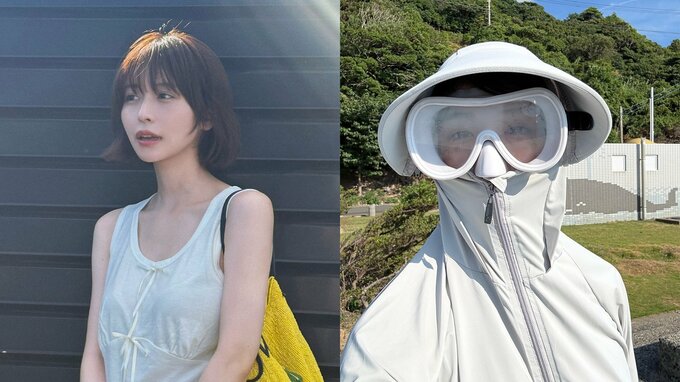【 長濱ねる 】　「なつ、しふく」私服コーデを一挙公開　爽やかノースリーブから海満喫のシュノーケリング姿や日焼け対策ショットも|TBS NEWS DIG
