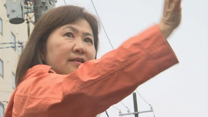 保守王国・島根で連勝「ガッツポーズしてる方、ピースサインしてる方…元気が出た」亀井亜紀子氏（立憲）お礼の手ふり　|　BSSニュース | BSS山陰放送