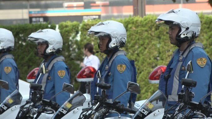 「早めのライト点灯、反射材の着用を」秋の交通安全運動へ交通機動隊の出発式　高齢者・夜間の死亡事故防止へ　富山|TBS NEWS DIG