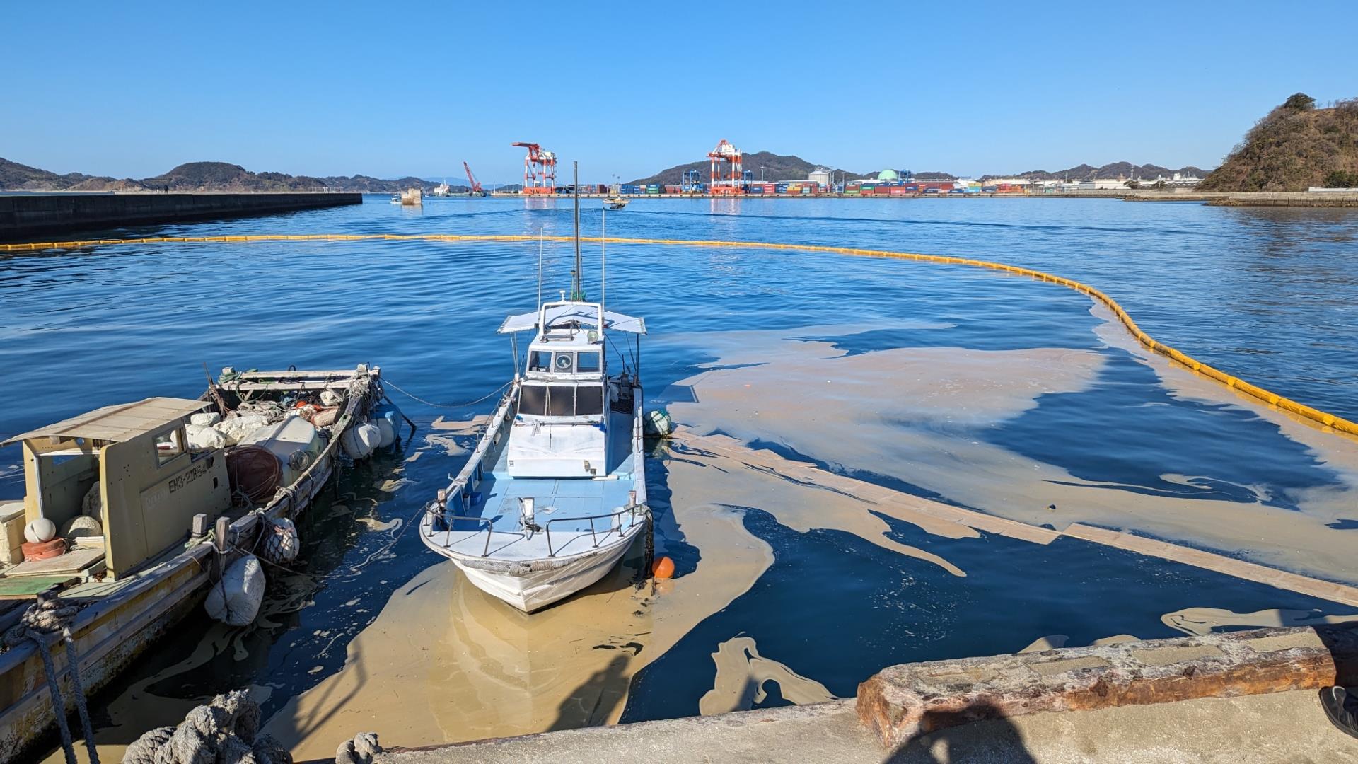 使用済み天ぷら油など最大400リットルが海に流出【愛媛】 | 愛媛の