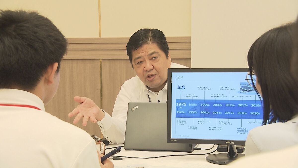 41社が若手人材獲得へアピール　特別支援学校向けの合同企業説明会