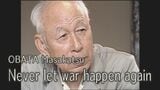 OBATA Masakatsu "Never let war happen again"Voices of A-Bomb Survivors|TBS NEWS DIG