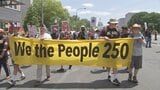 アメリカ建国250年　独立記念日を迎え各地で記念行事　首都ワシントンでは「建国の理念を失っている」と訴えるデモ行進も|TBS NEWS DIG