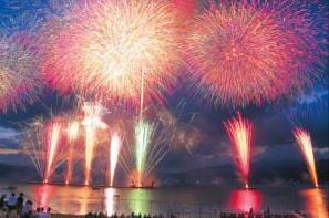 間もなく午後3時から諏訪湖スマートIC出口と諏訪湖SAを閉鎖へ　湖上花火大会に伴う混雑回避のため　スマートIC入口は利用可能　長野・中央道　|　SBC NEWS | 長野のニュース | SBC信越放送