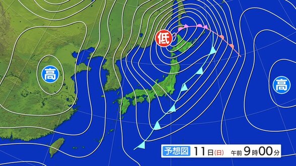 【大雪予報】関東北部で40センチ甲信で50センチの降雪か　12日朝までの24時間予想　長野県と関東地方北部では大雪となる所がある見込み　積雪や路面の凍結による交通障害に警戒し、着雪やなだれにも注意【大雪と雪のシミュレーション】　|　富山のニュース｜天気・防災｜チューリップテレビ