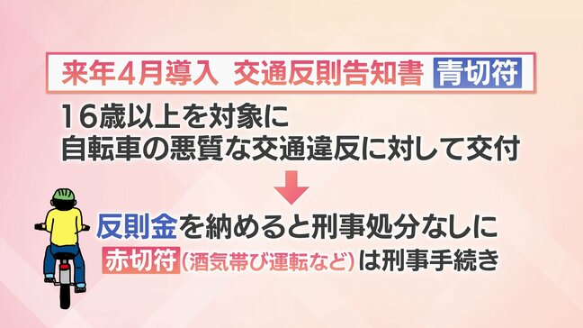 自転車の悪質な交通違反に「青切符」　その対象は?　「自転車ルールブック」の活用を|TBS NEWS DIG