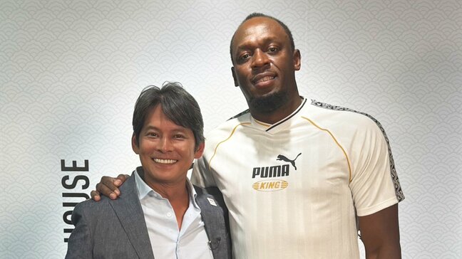 織田裕二さん「運動会で走ってと子どもに言われたら?」ボルト氏「ぶっちぎってみせるよ(笑)」“人類最速パパ”のプライド覗かせる|TBS NEWS DIG