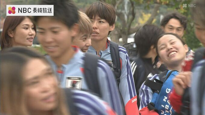 サッカーなでしこジャパン　親善試合前に長崎で練習開始　|　長崎のニュース | 天気 | NBC長崎放送