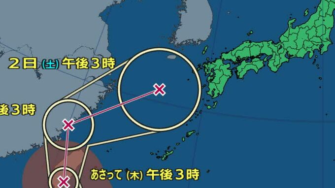 【台風情報】台風２１号　九州直撃で警報級の大雨か　気象庁の予想詳しく【３日までの雨・風シミュレーション】|TBS NEWS DIG