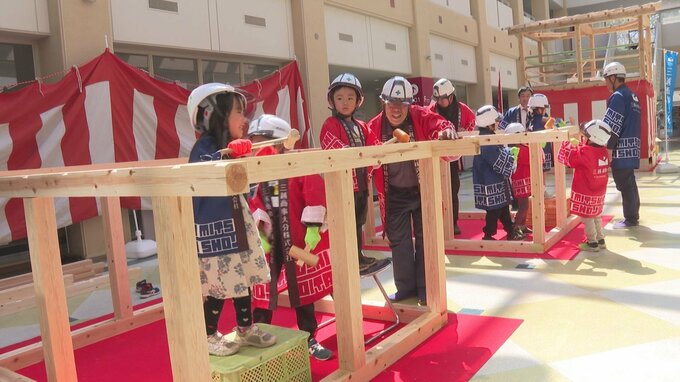 大工や自動車整備士などに挑戦　別府市のAPUで初イベント　子どもたちが「お仕事体験」　大分　|　大分のニュース｜OBS NEWS｜大分放送