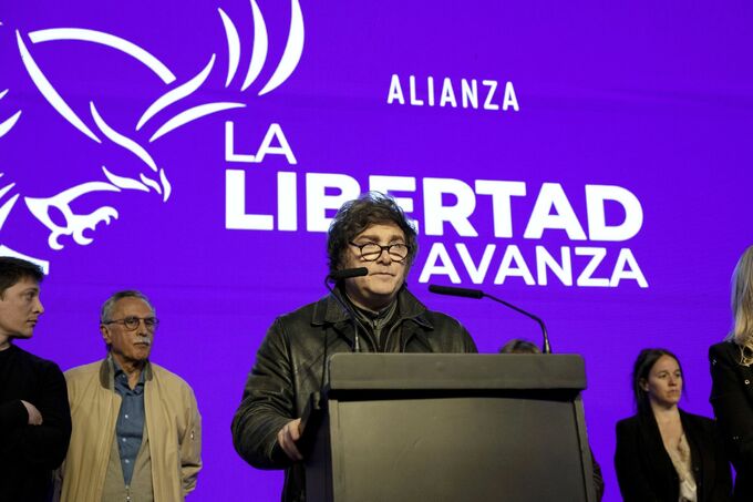 アルゼンチン資産急落、ブエノスアイレス州選でミレイ氏の与党が敗北