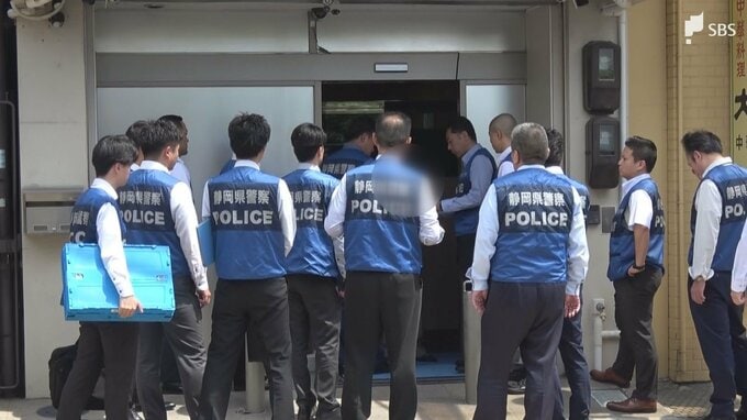 交通トラブルで脅迫か 4人が逮捕された指定暴力団山口組藤友会の本部を家宅捜索＝静岡県警|TBS NEWS DIG