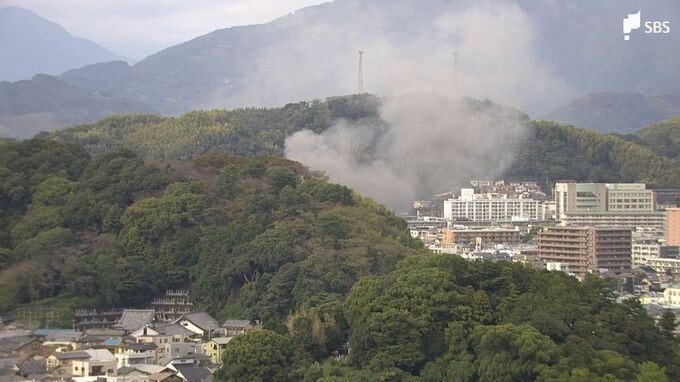 静岡市葵区で建物火災 黒煙立ち上る【速報】　|　静岡のニュース | SBSNEWS | 静岡放送