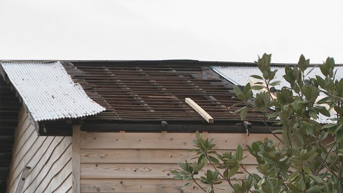 「地震かと思った」石川・内灘町で突風が発生し屋根などはがれる 竜巻か判別できず　|　石川県のニュース｜MRO北陸放送